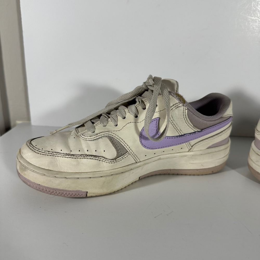 Nike Gamma Force Sail Oxygen Purple Low Top Sneakers DX9176-110 Womens 7.5 - Picture 5 of 11